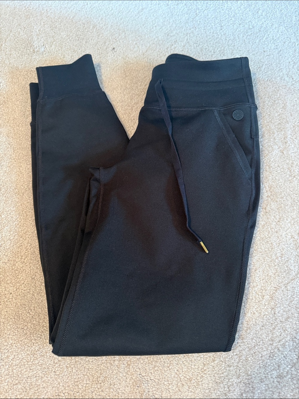 Lilly Pulitzer Women’s Black Jogger Pants with Drawstring